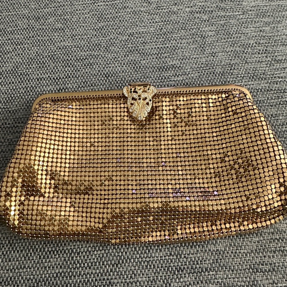 Duramesh New York Glamorous Gold Mesh Clutch